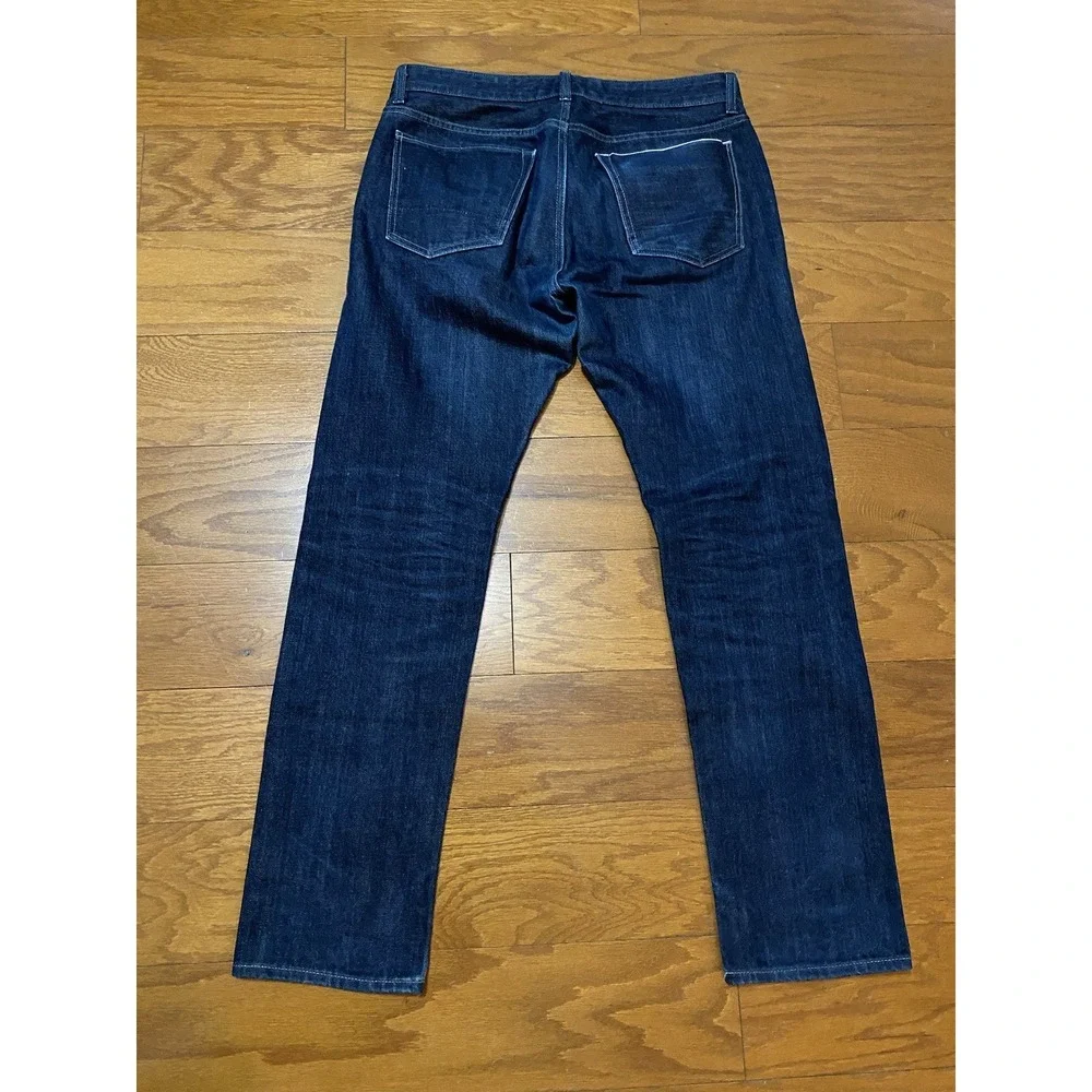 Banana Republic Jeans Men 31x30 Blue Slim Fit Premium Selvedge Red Line